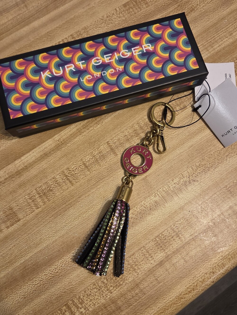 Kurt Geiger NWT RARE Bag Charm/Keychain NIB
